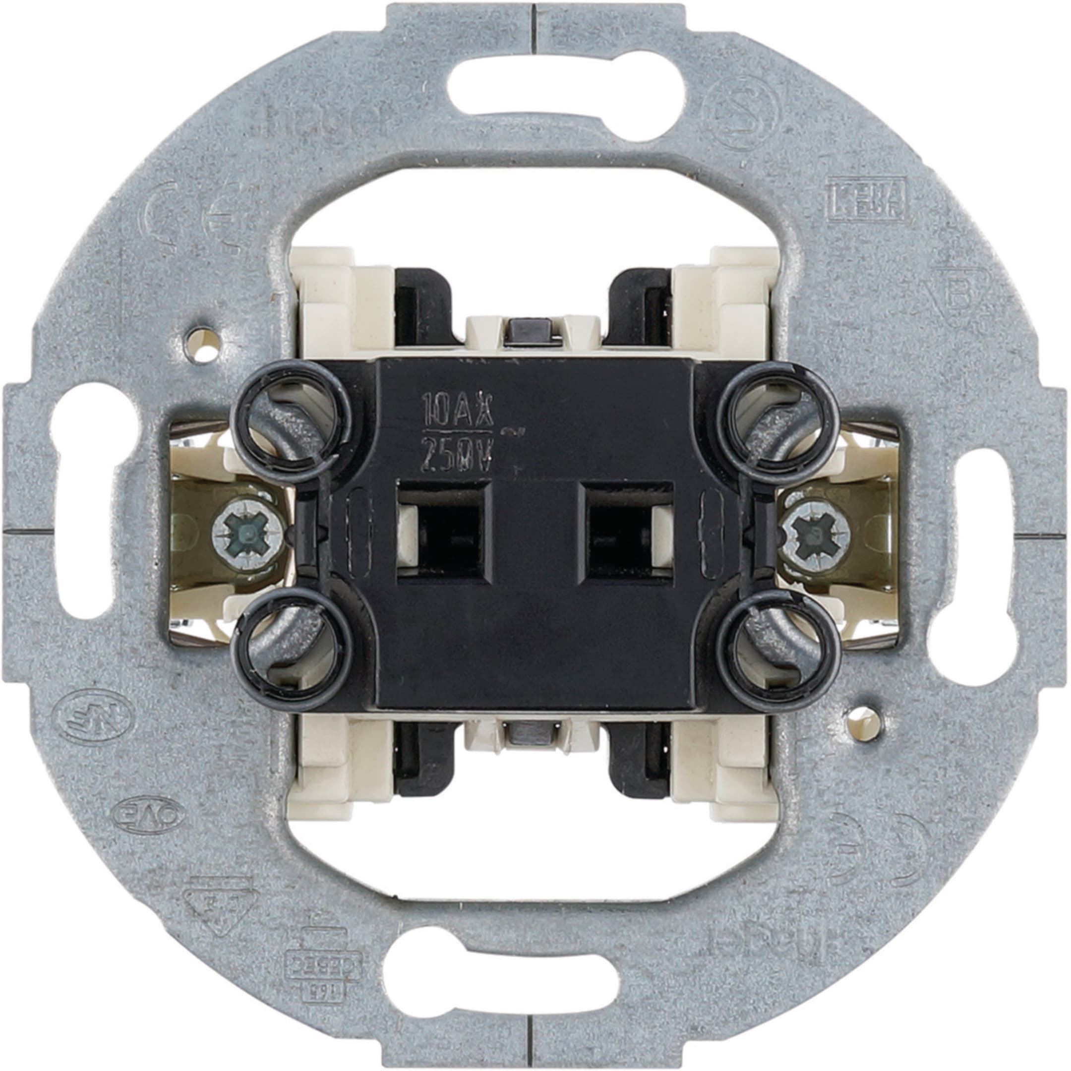 HAGER BOCCHIOTTI - Invertitore 10 Ax annello supporto tondo