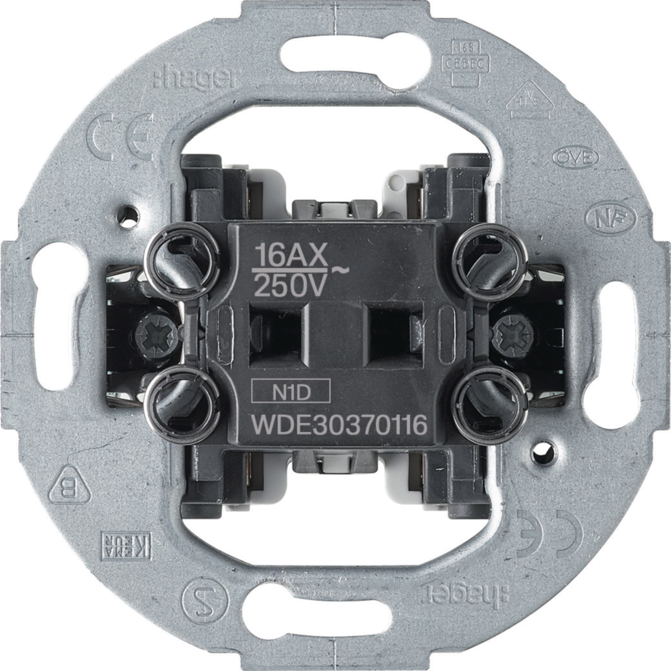 HAGER BOCCHIOTTI - INTER. INTERMEDIO,ANELLO ROT. SUP., 16AX
