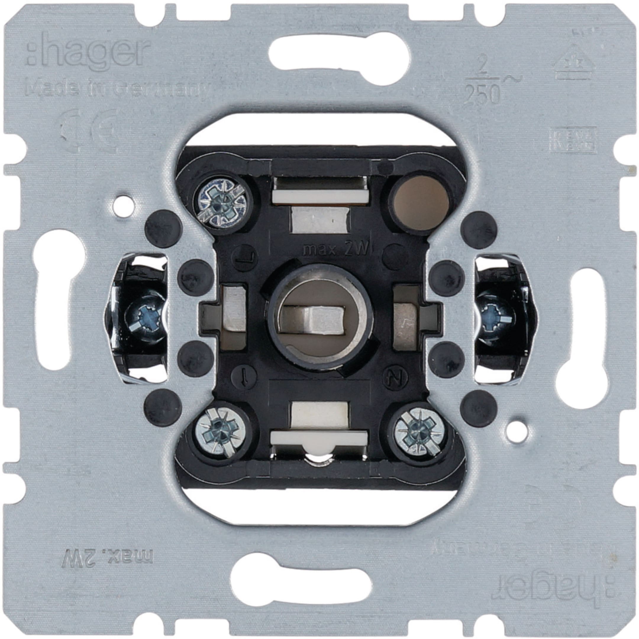 HAGER BOCCHIOTTI - PULS./SPIA LUMINOSA E10, CONT. NA