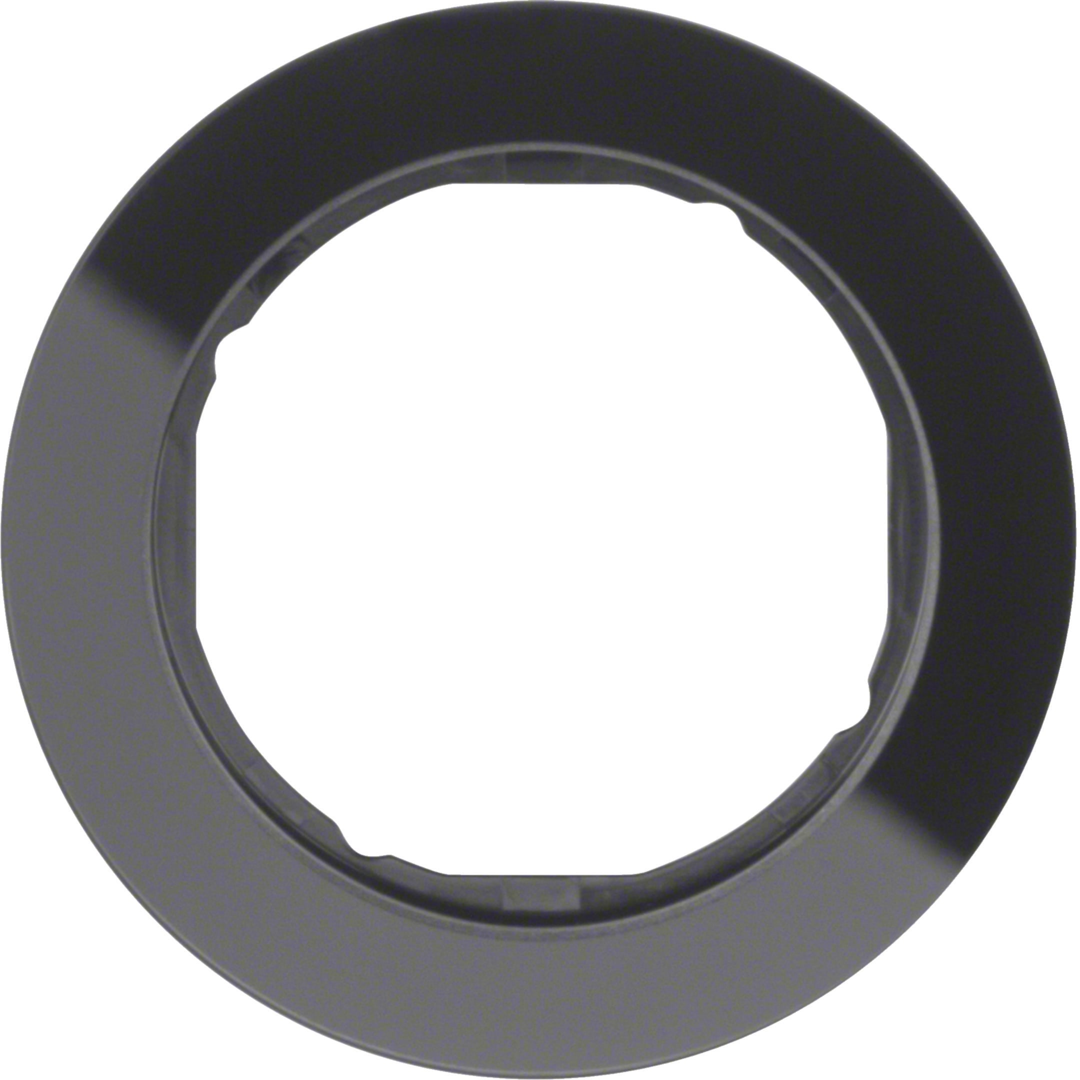 HAGER BOCCHIOTTI - Cornice 1P Serie R.Glassic vetro nero