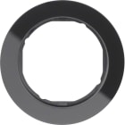 HAGER BOCCHIOTTI - Cornice 1P Serie R.Glassic vetro nero