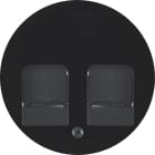 HAGER BOCCHIOTTI - P.ZO C.LE + 2 OTT.RI ANTIPLV R1/R3 NERO