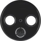 HAGER BOCCHIOTTI - P.zo cle tv 2/3fori R1/R3/R.Glass nero