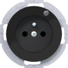 HAGER BOCCHIOTTI - PR.+SPIN.T+LED CONTR. R1/R3 NERO LUC.