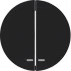 HAGER BOCCHIOTTI - BILANC. DOPPIO SERIE R1/R3 NERO LUCIDO