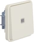 HAGER BOCCHIOTTI - Inserto deviat.+ bil. e spia W.1 bianco