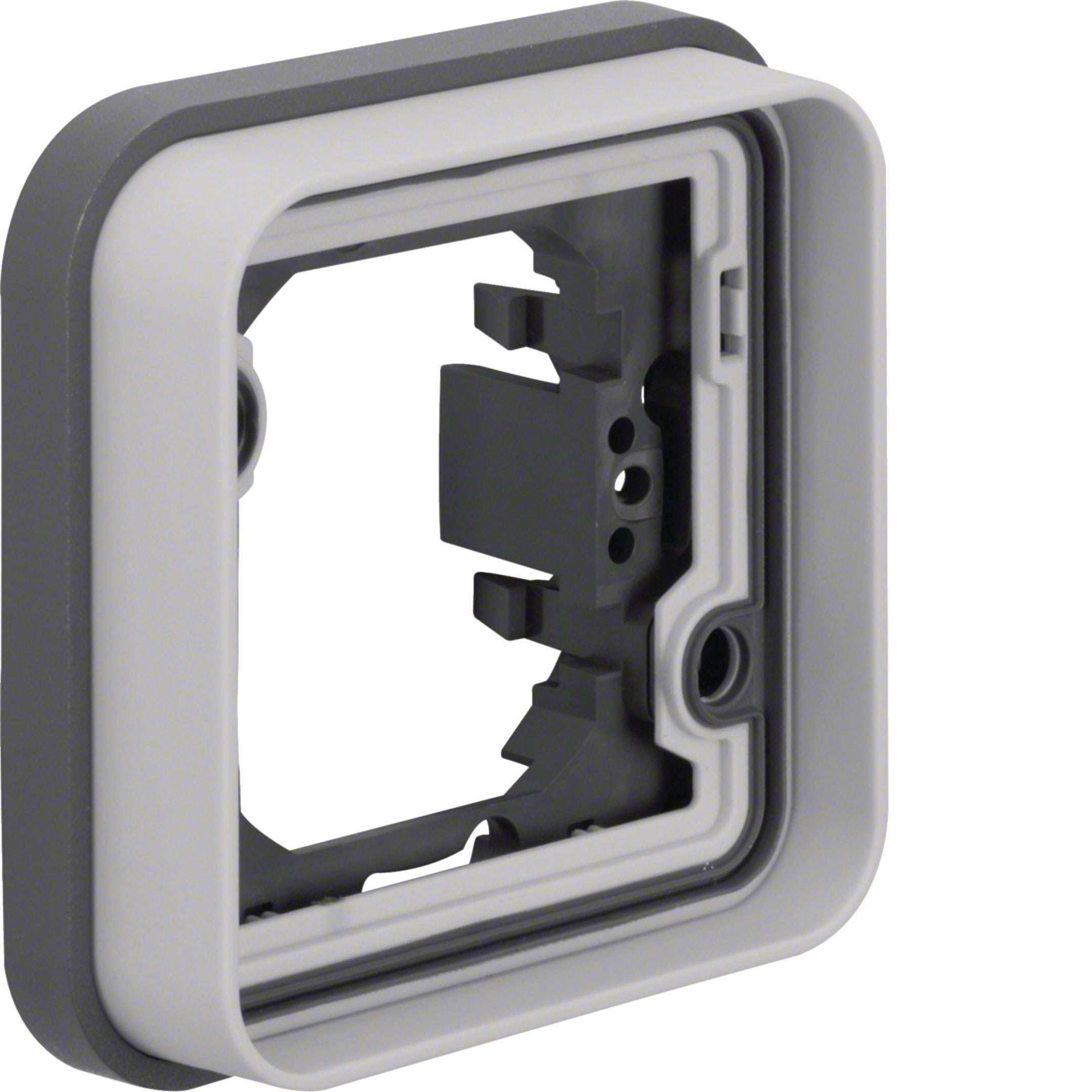 HAGER BOCCHIOTTI - Cornice 1P per incasso W1 grigio