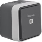 HAGER BOCCHIOTTI - Deviat.di contr. + "heizung" W1 gr./gr.