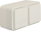 HAGER BOCCHIOTTI - P.SCHUKO DOPPIA ORIZ. + COP. W1 BIANCO