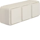 HAGER BOCCHIOTTI - P.SCHUKO TRIPLA ORIZ. + COP. W1 BIANCO