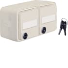 HAGER BOCCHIOTTI - 2P.SCHUKO+COPER+ SERR.CH.OPP+ETICH.W1 BI