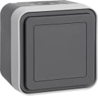 HAGER BOCCHIOTTI - INSERTO CIECO A PARETE W1 GRIGIO/GRIGIO