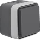 HAGER BOCCHIOTTI - P.SCHUKO + COP.A PARETE W1 GRIGIO/GRIGIO