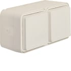 HAGER BOCCHIOTTI - P.SCHUKO DOPP ORIZZ.+  COPERCH PAR W1 BI