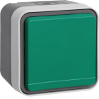 HAGER BOCCHIOTTI - P.SCHUKO + COP + SHUTTER + VERDE PAR W.1