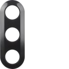 HAGER BOCCHIOTTI - CORNICE 3P SERIE 1930 NERO LUCIDO