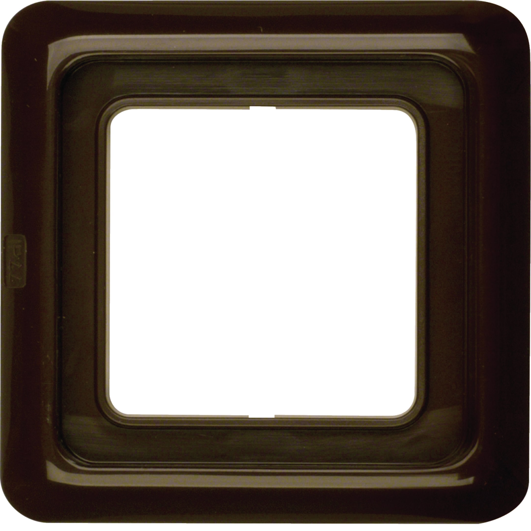 HAGER BOCCHIOTTI - CORNICE 1P WG UP IP44 MARRONE LUCIDO