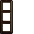 HAGER BOCCHIOTTI - CORNICE 3P WG UP IP44 MARRONE LUCIDO