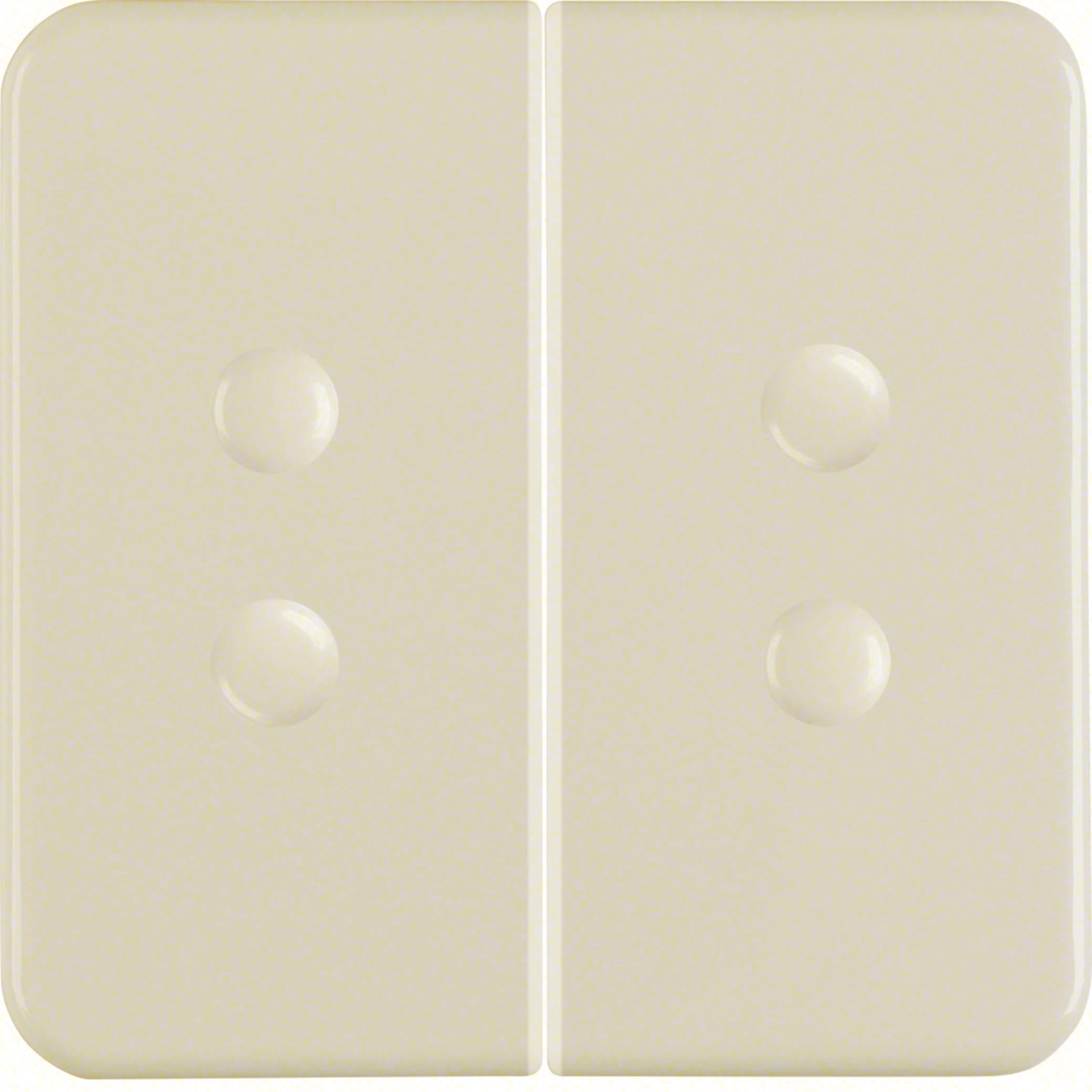 HAGER BOCCHIOTTI - BILANC. DOPPIO WG UP IP44 BIANCO LUCIDO