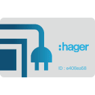 HAGER BOCCHIOTTI - Kit 3 badge RFID per stazioni di ricarica witty per utenti amministratori