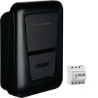 HAGER BOCCHIOTTI - Stazione di ricarica witty plus 1 presa T2S 3P 22kW con RFID e server flow