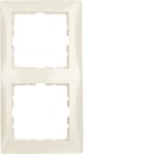 HAGER BOCCHIOTTI - Cornice doppia Berker S.1 bianco lucido