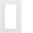 HAGER BOCCHIOTTI - Cornice con finestra grande Berker B.7 bianco polare opaco, verniciato