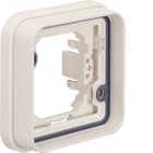 HAGER BOCCHIOTTI - Cornice singola per montaggio da incasso Berker W.1 bianco polare opaco