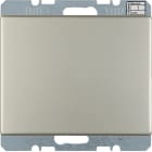 HAGER BOCCHIOTTI - Sensore KNX CO2 + reg. umidità e temp. KNX - Serie K.5 acciaio inox, metall opac