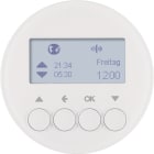 HAGER BOCCHIOTTI - Orologio radio KNX x venez. QLink Serie R1/R3/1930/Classic bianco pol. luc.
