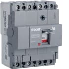 HAGER BOCCHIOTTI - Interruttore automatico scatolato h3 x160 TM 4P 18kA 20A