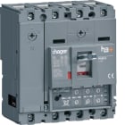 HAGER BOCCHIOTTI - Interruttore automatico scatolato h3+ P160 LSI 4P 25kA 100A neutro regolabile
