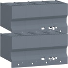 HAGER BOCCHIOTTI - Kit 2 calotte attacchi anteriori dritti per interruttore h3+ P160 4P