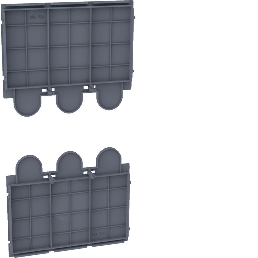 HAGER BOCCHIOTTI - Kit 2 piastre di isolamento posteriori per HYW021H per h3 x630, h3+ P630