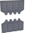 HAGER BOCCHIOTTI - Kit 2 piastre di isolamento posteriori per HYW024H per h3 x630, h3+ P630