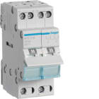HAGER BOCCHIOTTI - Commutatore 1-0-2 2 poli 2 NA + 2 NC 16 A 2 moduli DIN comune in basso