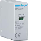 HAGER BOCCHIOTTI - Cartuccia T3 1P Uc 264V In 5kA Uoc 6kV Up 1.25kV