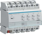 HAGER BOCCHIOTTI - Modulo KNX Secure 8 uscite 6A/230V per motori tapparelle e veneziane 6M