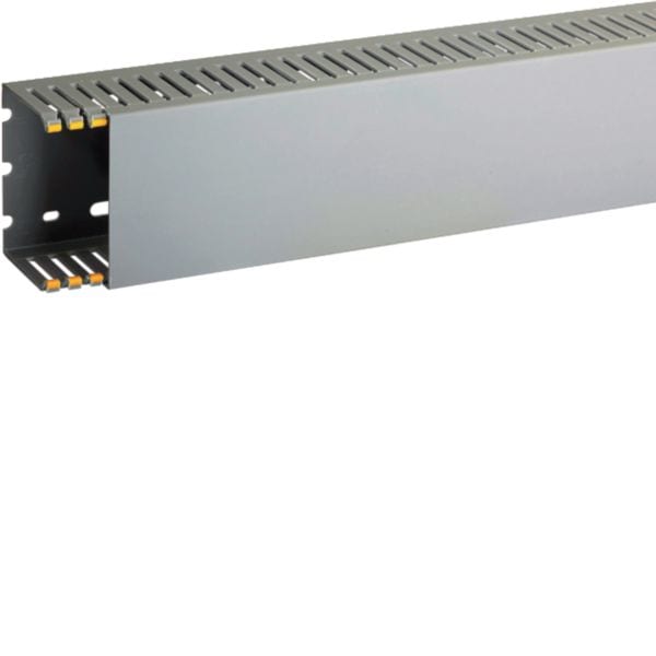 HAGER BOCCHIOTTI - T1-EN 80x60 G Canaletta con coestruso morbido modulo 10 feritoia 4 GRIGIO B00839