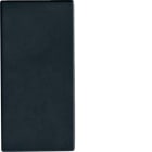 HAGER BOCCHIOTTI - COPRIFORO 1 MOD BK Copriforo 1 modulo Pepita NERO B02857