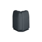 HAGER BOCCHIOTTI - Angolo esterno variabile per canale battiscopa TBN nero ardesia AEBN A B03139
