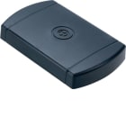 HAGER BOCCHIOTTI - TERMINALE UNA Terminale per minicolonna UNA NERO ARDESIA B03184