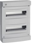 HAGER BOCCHIOTTI - Centralino 24 moduli senza portella Pablo IP40 Standard grigio IP40 STD 24 GRI B04020