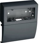 HAGER BOCCHIOTTI - Scatola porta apparecchi universale 6 moduli linea TBA-Art nero ardesia SBA6 A B04048