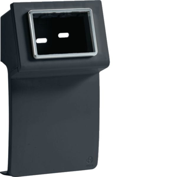 HAGER BOCCHIOTTI - Scatola porta apparecchi Pepita 3 moduli linea TBA-Art nero ardesia SBA 3 AP A B04280