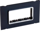 HAGER BOCCHIOTTI - TELAIO 4 AP TOR Telaio autoportante 4 moduli Pepita per linea TOR NERO ARDESIA B04287