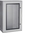 HAGER BOCCHIOTTI - Quadro in vetroresina oblò 650x430x210mm IP66 72M grigio Pedro VTR 04 OBLO' B04624