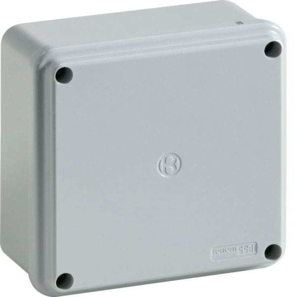 HAGER BOCCHIOTTI - Cassetta di derivazione IP56 grigia 100x100x50 viti metalliche IP56 01 VM B04841