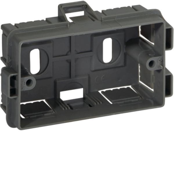 HAGER BOCCHIOTTI - SA Scatola porta apparecchi 3M prof 37mm per linee TA-N / ALU-B  GRIGIO B05300