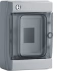 HAGER BOCCHIOTTI - IP65 04 GRI Centralino IP65 4 moduli portella fumè linea Pablo GRIGIO B06521